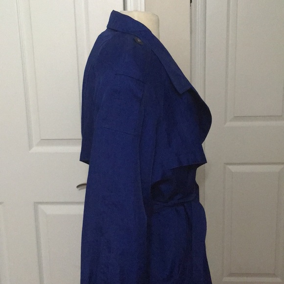 Classy Lined Raincoat Sz M - Picture 5 of 8
